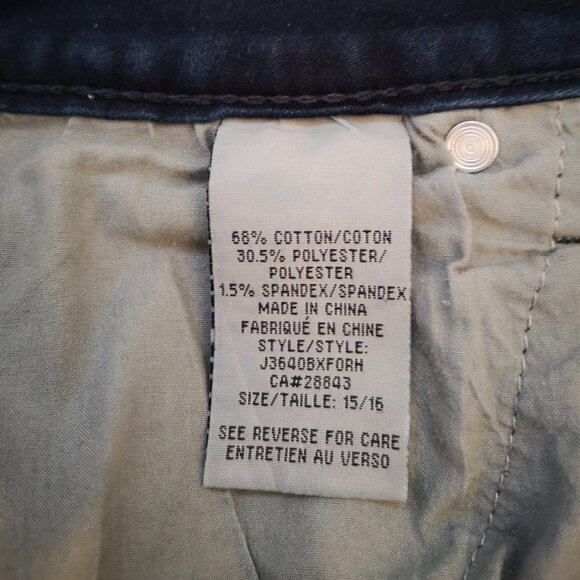 2/$30.00 - Hydraulic Emma Slim Boot Ladies Dark Wash Size 15/16 Jeans - Picture 7 of 12